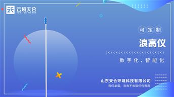 浪高仪：电容式波高传感器的高性能水文监测设备。